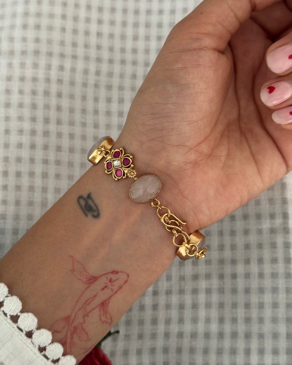 Butterfly Gem Stone Bracelet