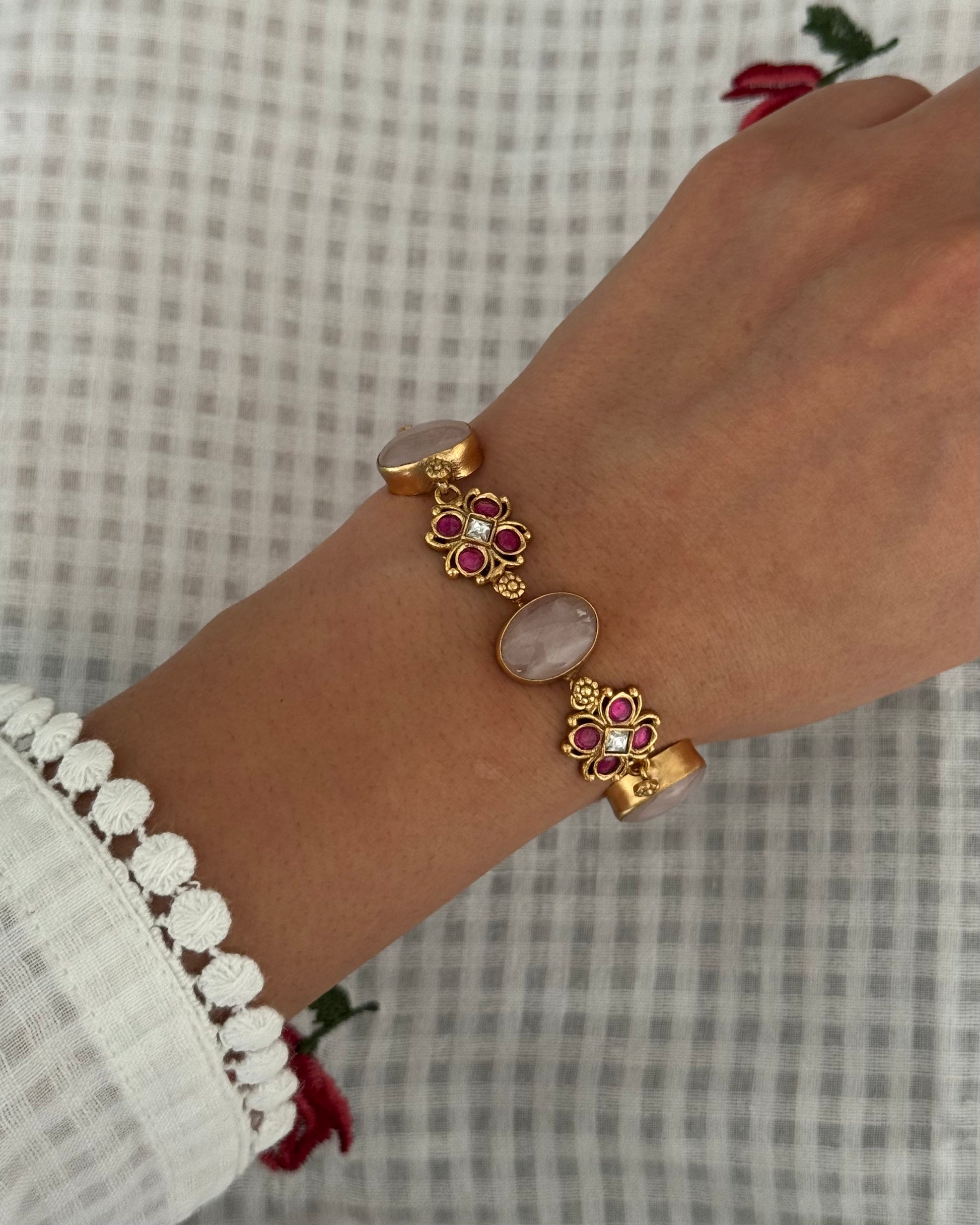 Butterfly Gem Stone Bracelet