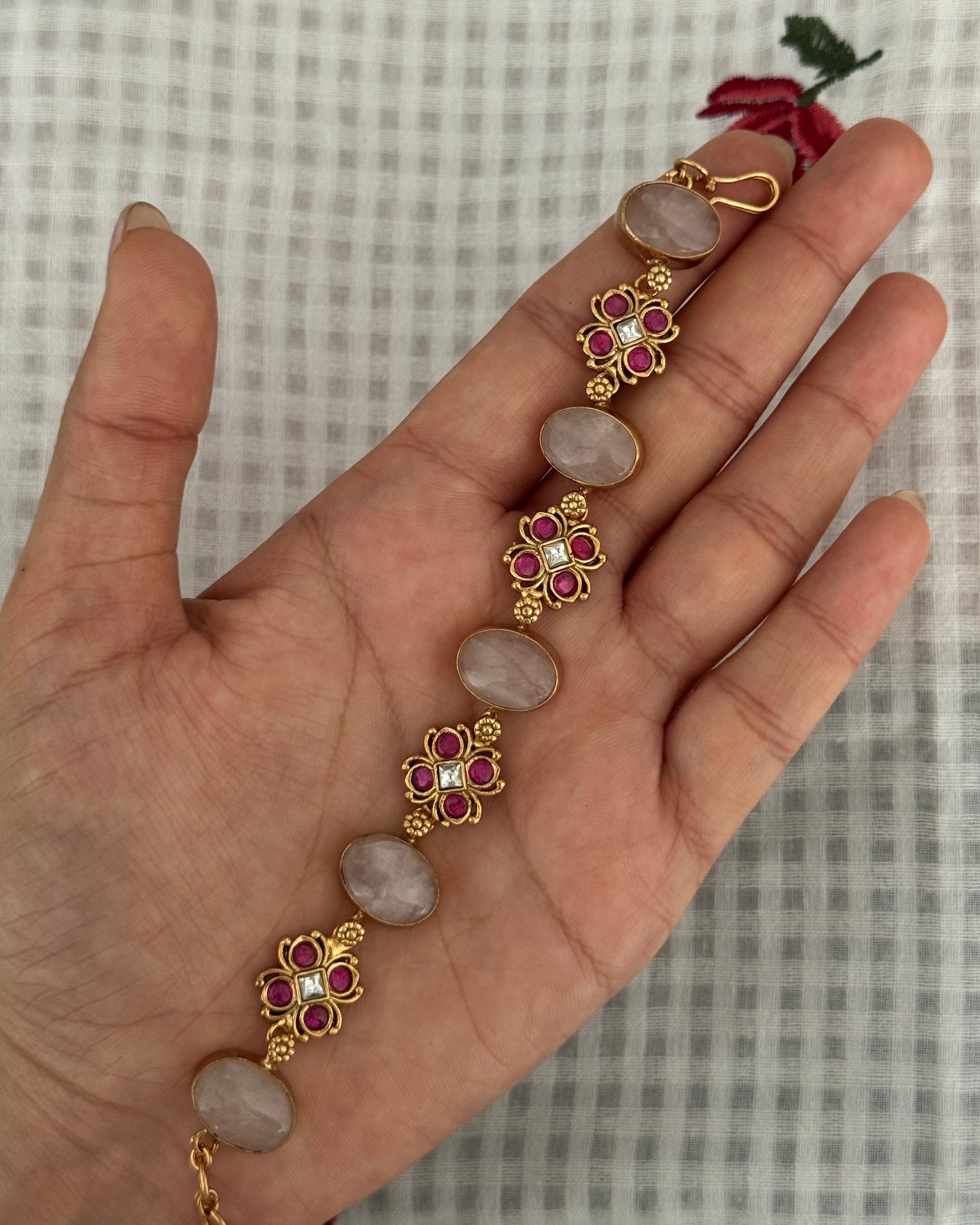 Butterfly Gem Stone Bracelet